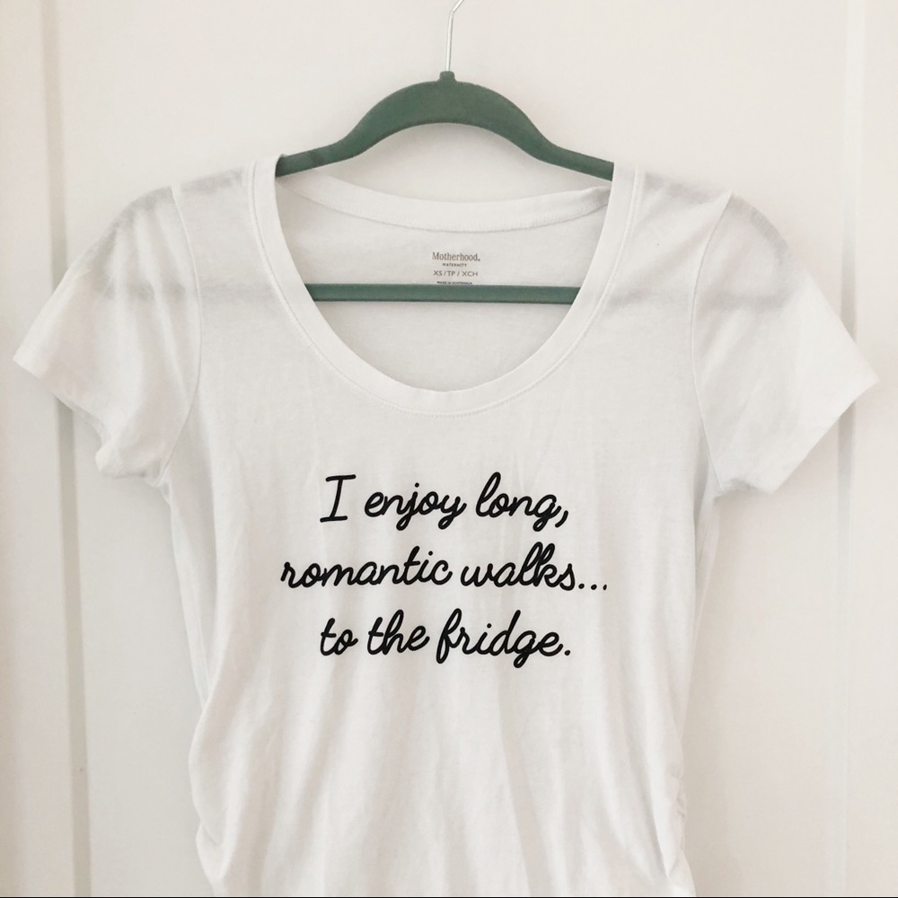 Motherhood maternity white tee